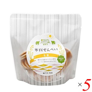 せんべい 米粉 国産 米粉せんべい 生姜 63g 5袋セット