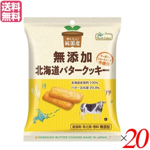 クッキー ギフト 個包装 ノースカラーズ 純国産北海道バタークッキー 2枚×4包 20個セット 送料無料