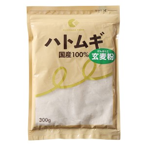 【200円OFFクーポン配布中！】ハトムギ はと麦 国産 はとむぎ玄麦粉 300g 国定農産販売 送料無料