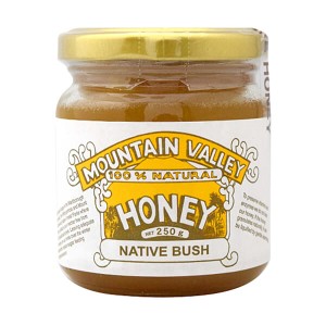 【ポイント倍々！最大+7%】マウンテンバレー ネイティブブッシュ蜂蜜 250g はちみつ ハチミツ 天然