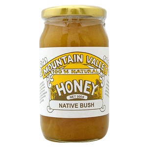 【ポイント倍々！最大+7%】マウンテンバレー ネイティブブッシュ蜂蜜 500g はちみつ ハチミツ 天然