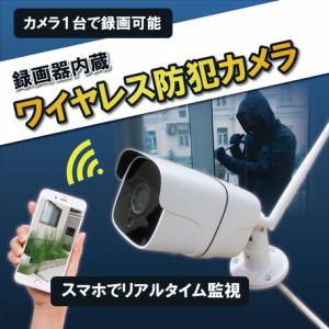 Broadwatch 防犯カメラ スマホで操作可能 1080P Wifi ネットワークカメラ スマカメ ワイヤレス 夜間撮影 動体検知機能 遠隔操作 IP65防水