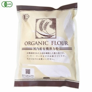 国内産 有機薄力粉 （500g） 【桜井食品】