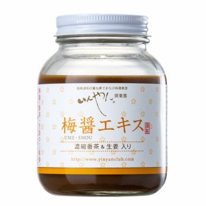 梅醤エキス 濃縮番茶＆生姜入り 250g【国内産有機梅干】【天然醸造醤油使用】【いんやん倶楽部】【あす着対応】