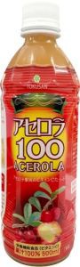 アセロラ 100 （500ml） 【沖縄特産販売】 【アセロラ100%、香料・保存料不使用】
