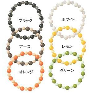 【ゆうパケット対応】EM セラミックス・ブレスレット（BALL）（ブラックL）※キャンセル不可 