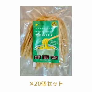 玄米パスタ（太麺）100g×20個セット【チャヤ マクロビオティックス】