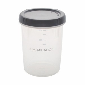 EMBALANCE DEEP ROUND CONTAINER（エンバランスディープラウンドコンテナ） グレー S 500ml 【エンバランス】