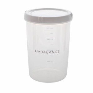 EMBALANCE DEEP ROUND CONTAINER（エンバランスディープラウンドコンテナ） ホワイト M 1000ml 【エンバランス】