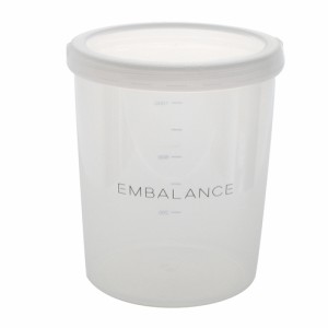 EMBALANCE DEEP ROUND CONTAINER（エンバランスディープラウンドコンテナ） クリア L 1500ml 【エンバランス】