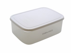 レクタングルコンテナ 2100ml（ザル付き） 【エンバランス】 EMBALANCE RECTANGLE CONTAINER 【エンバランス】