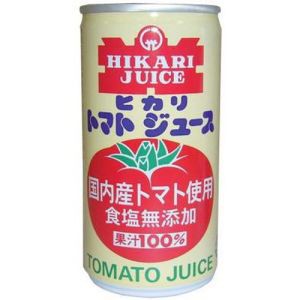 国産 シーズンパック トマトジュース 食塩無添加 (190g×30缶)【ヒカリ】※ラッピング不可