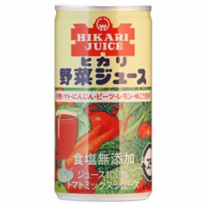 有機野菜使用・野菜ジュース無塩 (190g×30個セット) ※同梱・キャンセル・ラッピング不可 【ヒカリ】