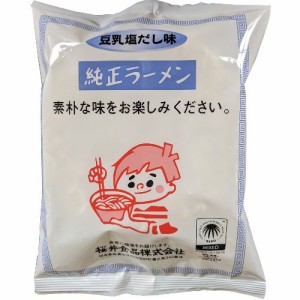 純正ラーメン・豆乳塩だし味 104g 【桜井】