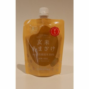 自然栽培の玄米甘酒（すりタイプ）200g×24個セット　マルカワみそ　【砂糖不使用、自然栽培玄米の玄米甘酒】※キャンセル不可