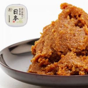 有機みそ日本（600g×6個セット）　マルカワみそ　【マルカワみその思いがこもった国産辛口みそ】※キャンセル不可 