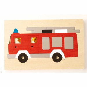 2重パズル・パズル・消防車 （GL8161） 【ジトレ/GITRE】 【3歳頃から】※キャンセル不可