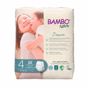 バンボネイチャー ドリーム パンツタイプ M （7kg〜12kg） 22枚入り（bn16929） 【BAMBO Nature】 【ベビー紙おむつ/マキシ/4号】