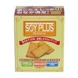 【まとめ買い価格】SOY PLUS 寿元ビスケット （3枚（約40g）×6袋入）×15箱セット ※送料無料（一部地域を除く）