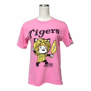 CHEER UP チアーアップ タイガース応援プリントTシャツ (ピンク 半袖) 115008【中古】