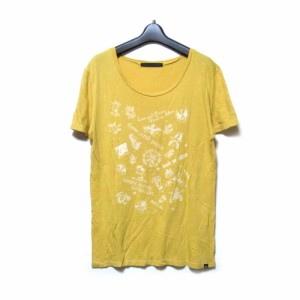 roar ロアー「2」アナーキーモノグラムTシャツ (イエロー 半袖 ) 121257 【中古】