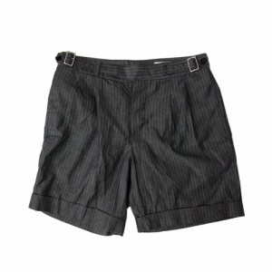 美品 Adam et Rope for AUTHENTIC CLOTHES アダムエロぺ トラウザーショートパンツ (ストライプ) 123284 【中古】