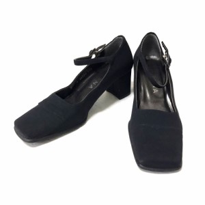 DAINA ダイアナ 定番 ヒールパンプス (黒 靴 シューズ Made in Japan 日本製) 124769 【中古】