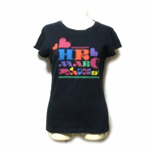 MARC JACOBS Human Rights Campaign マークジェイコブス「S」日本未入荷 Tシャツ (黒 ストレッチ) 126897 【中古】