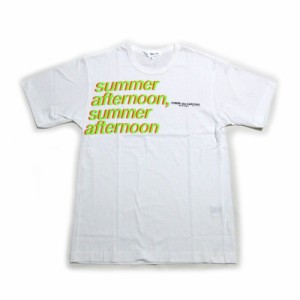 COMME des GARCONS PARFUMS コムデギャルソン パルファム「M」限定 Summer Afternoon Tシャツ (白 ロゴ 半袖) 127658 【中古】