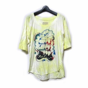 美品 banal chic bizarre バナルシックビザール 帆船プリントTシャツ (黄色  半袖) 129430 【中古】