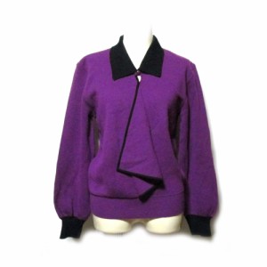 美品 Vintage Christian Dior ヴィンテージ オールド クリスチャン ディオール「M」フリルドレープニットセーター (黒) 130469 【中古】の通販はau PAY