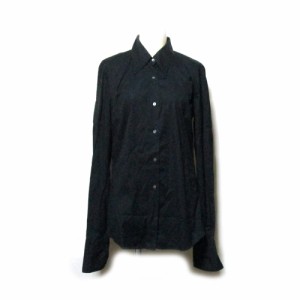 DRIES VAN NOTEN ドリス ヴァン ノッテン「36」ベルギー製 モードドレスブラウス (黒 ブラック) 130471 【中古】