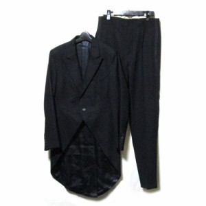 80's Vintage ヴィンテージ タキシードスーツ 燕尾服 (黒 パーティーフォーマル) 130847 【中古】