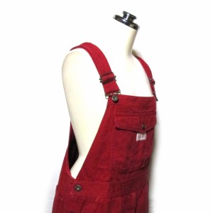 Vintage PINK HOUSE ヴィンテージ ピンクハウス「M」デニムジャンパースカート.ワンピース (刺繍 オーバーオール 赤