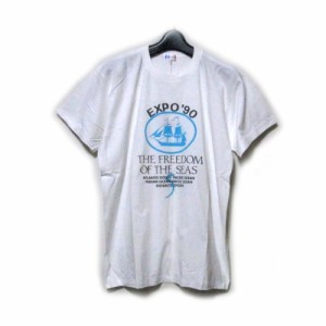 【新品】 Vintage EXPO'90 ヴィンテージ エキスポ90「M」大阪花の万博Tシャツ (デッドストック 当時もの 大阪万博) 132196 【中古】