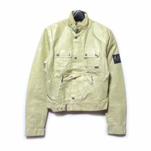 廃盤 Vintage Belstaff ヴィンテージ ベルスタッフ「44」ツーリストオイルドジャケット (クリーム ワックス 廃盤) 132740 【中古】