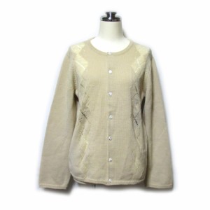 Vintage tricot COMME des GARCONS ヴィンテージトリコ コムデギャルソン 1996 1996 レース編みカーディガン (ベージュ) 132848 【中古】