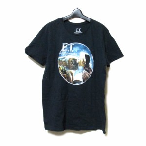 Vingtage E.T. ヴィンテージ イーティー「L」ムービーTシャツ (映画 黒 半袖) 133433 【中古】