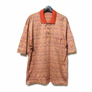 Vintage dunhill ヴィンテージ ダンヒル「XL」イタリア製 アートポロシャツ (半袖 ビンテージ) 133593 【中古】