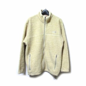 THE NORTH FACE ザノースフェイス「L」チンチラフリースジャケット (ベージュ カーディガン) 133907 【中古】