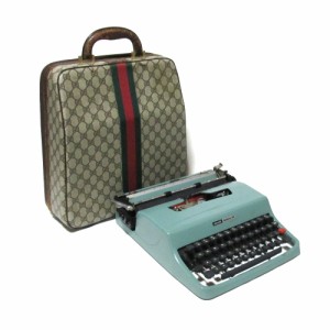 Vintage old GUCCI×Olivetti ヴィンテージ オールド グッチ×オリベッティ イタリア製 モノグラムケースタイプライター 134798 【中古】