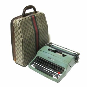 Vintage old GUCCI×Olivetti ヴィンテージ オールド グッチ×オリベッティ イタリア製 モノグラムケースタイプライター 134920