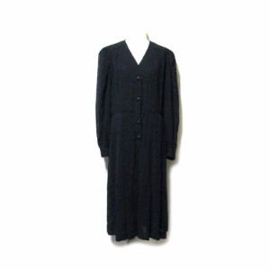 Vintage GIVENCHY ヴィンテージ ジバンシィ「8」クラシックロングワンピース (黒 ビンテージ オールド ドレス) 134945 【中古】