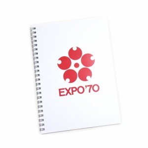 【新品】 EXPO'70 大阪万博 桜エンブレムノートブック (エキスポ70 文房具 手帳) 135080 【中古】