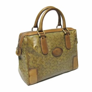 Vintage CELINE ヴィンテージ オールド セリーヌ フランス製 モノグラムコーティングレザーバッグ 135479 【中古】