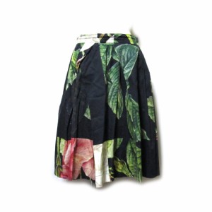 Anglomania Vivienne Westwood アングロマニア ヴィヴィアンウエストウッド「40」イタリア製 ローズフレアスカート 135487 【中古】