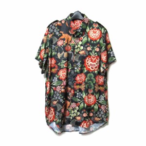 【新品】 yapon ヤポン「2」オリジナルフォークアートシャツ (日本極東貿易 東欧 ロシア 半袖) 135544