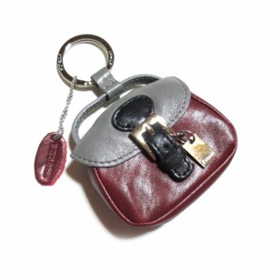 美品 FURLA フルラ チャームレザーハンドバッグ (キーリング キーホルダー) 135853 【中古】