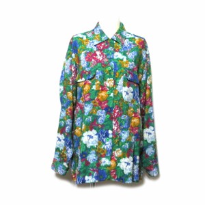美品 Vintage KENZO ヴィンテージ ケンゾー「M」フラワーガーデンワイドシャツ 136425 【中古】