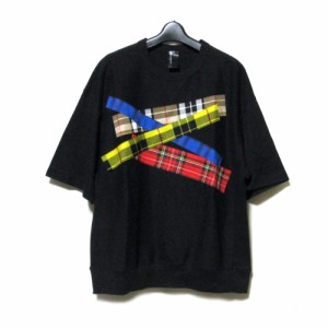 【新品】 Unknownmaterial by 日本極東貿易×MARTONMILLS 「1」タータンランダムスエットTシャツ 136639